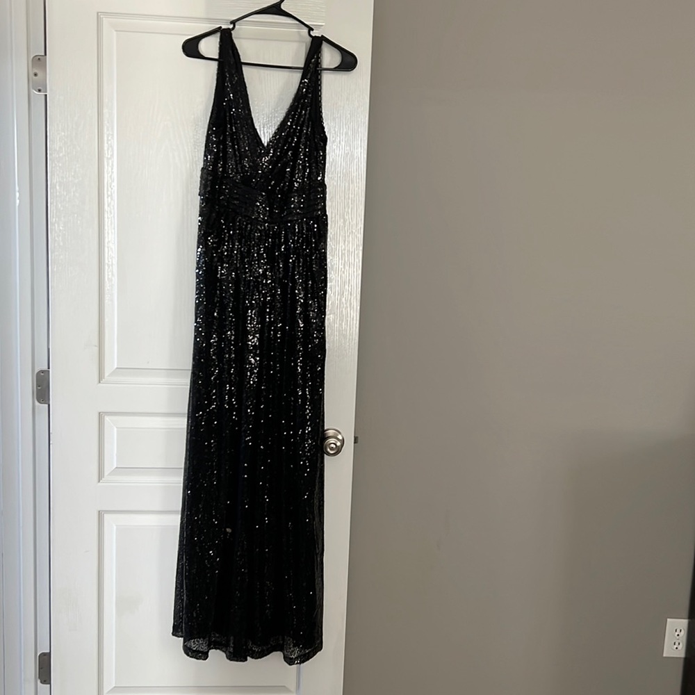 Kate Kasin size small black sequin dress